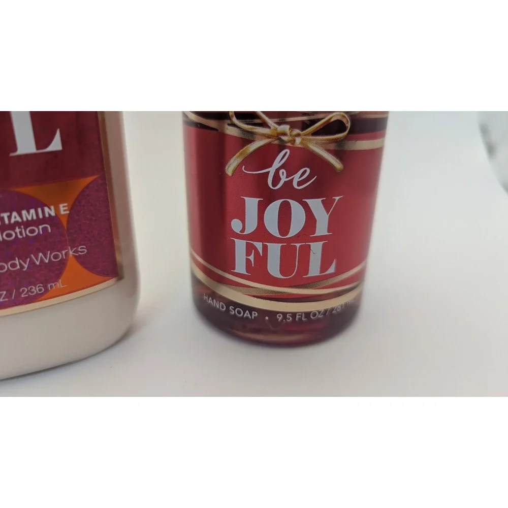Bath & Body Works Be Joyful Body Lotion and Hand Soap Set Clementine Mango 2pc